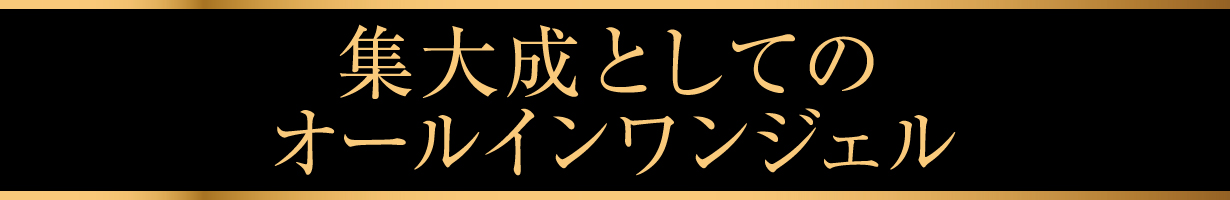 集大成としてのオールインワンジェル